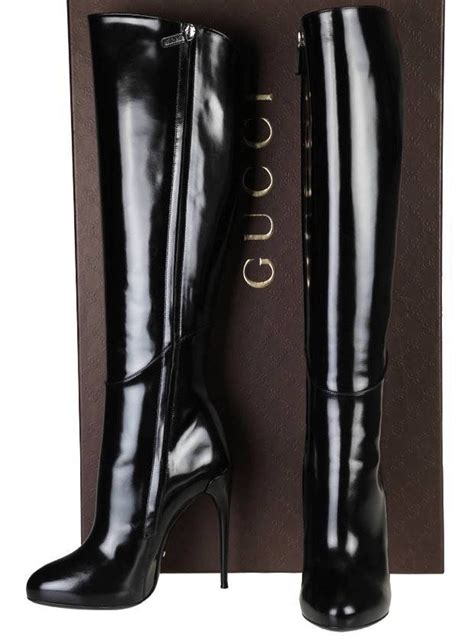 gucci platform knee high boots|gucci thigh high boots sale.